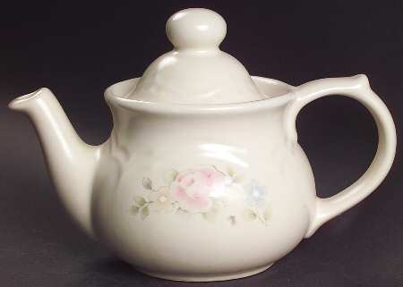 Tea Rose Mini Teapot & Lid by Pfaltzgraff