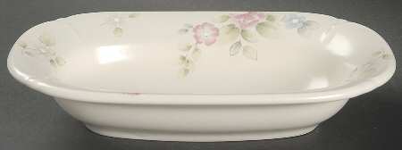 Tea Rose 8" Oval Renaissance Bowl by Pfaltzgraff