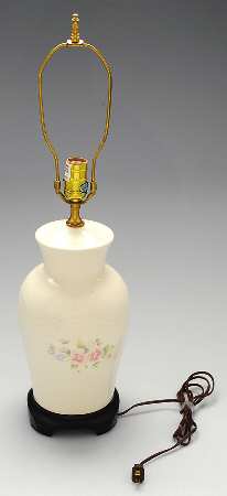 Tea Rose 26" Electric Lamp No Shade