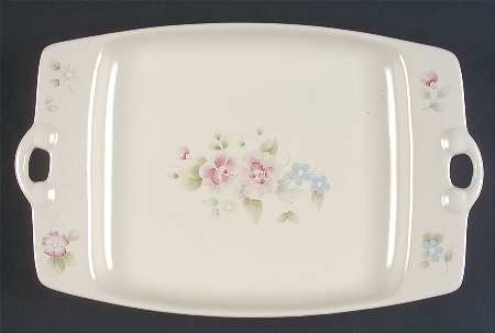 Tea Rose 10" Rectangular Serving Platter by Pfaltzgraff