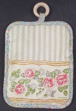 Tea Rose Cloth Potholder
