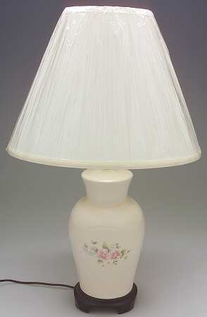 Tea Rose 26" Electric Lamp & Shade
