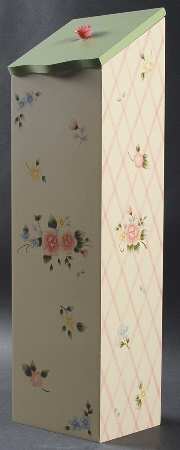 Tea Rose Plastic Grocery Bag Holder