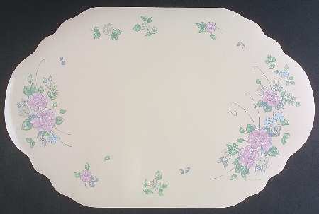 Tea Rose Vinyl Placemat