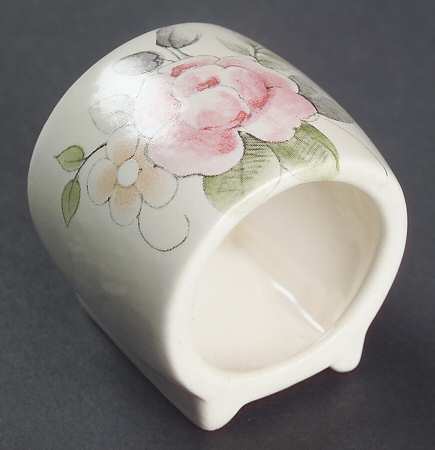 Tea Rose Napkin Ring by Pfaltzgraff