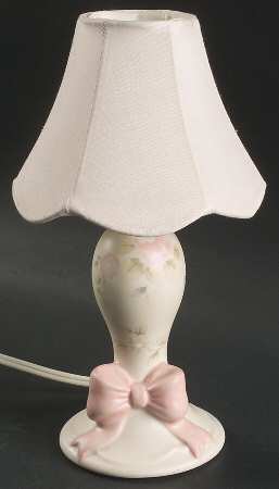 Tea Rose Electric Buffet Lamp & Shade