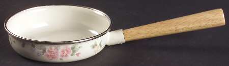 Tea Rose Metal Child's Skillet
