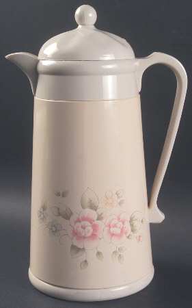 Tea Rose Plastic Thermos/Carafe & Lid by Pfaltzgraff