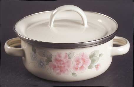 Tea Rose Child's Metal Saucepan