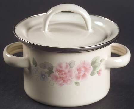 Tea Rose Child's Metal Stockpot