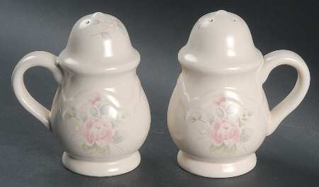 Tea Rose Stove Top Salt & Pepper Set by Pfaltzgraff