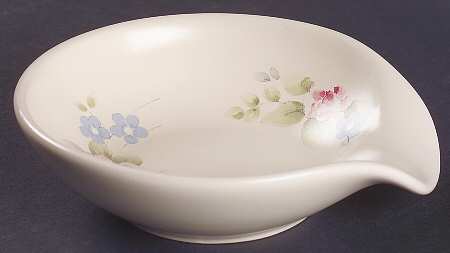 Tea Rose Spoon Rest/Holder (Holds 1 Spoon) by Pfaltzgraff