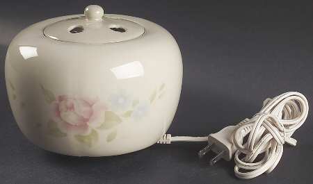 Tea Rose Electric Potpourri Warmer with Lid