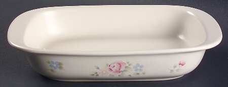 Tea Rose 11" Rectangular Baker by Pfaltzgraff