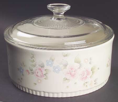 Tea Rose 2.5 Quart Round Covered Baker by Pfaltzgraff