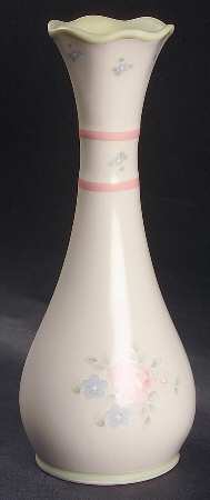 Tea Rose 7" Bud Vase by Pfaltzgraff