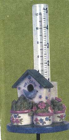 Tea Rose Rain Gauge
