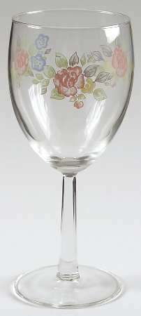 Tea Rose 10 Oz Glassware Wine