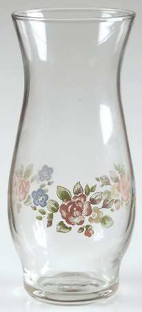 Tea Rose 6" Glassware Vase