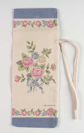 Tea Rose Linen Wine Bottle Holder by Pfaltzgraff