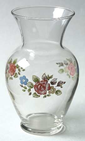 Tea Rose 5" Glassware Vase
