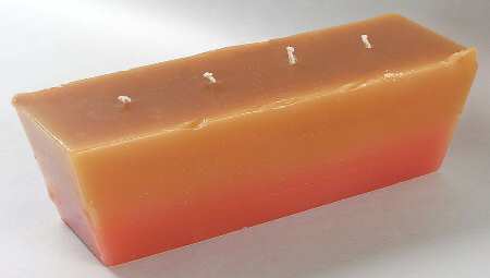 Tea Rose 4 Wick Candle Brick