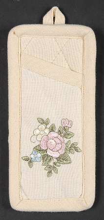 Tea Rose Cloth Utensil Holder by Pfaltzgraff