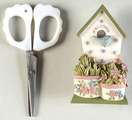 Tea Rose Scissor Holder-Magnetic