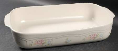 Tea Rose 14" Rectangular Baker