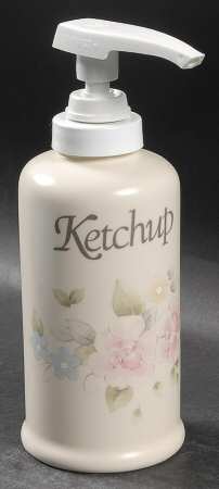 Tea Rose Ketchup Dispenser