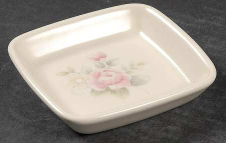 Tea Rose Individual Square Dip Dish