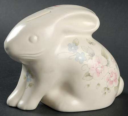 Tea Rose Bunny Bank