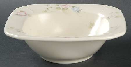 Tea Rose Sculpted Dip Bowl by Pfaltzgraff