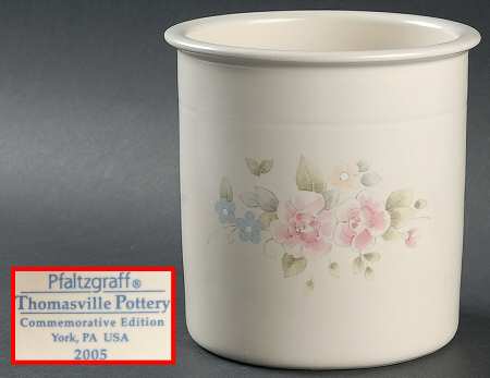 Tea Rose Commemorative Large Gadget Crock