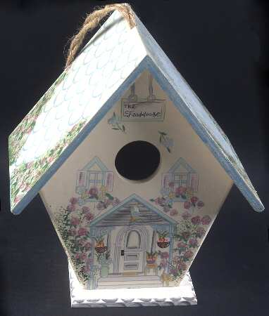 Tea Rose Birdhouse