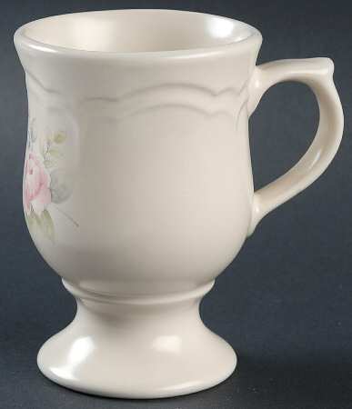 Tea Rose Pedestal Mug