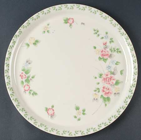 Tea Rose 14" Round Melamine Tray