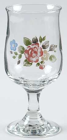 Tea Rose 8 Oz Glassware Wine
