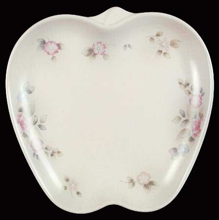 Tea Rose Apple Shaped Plate
