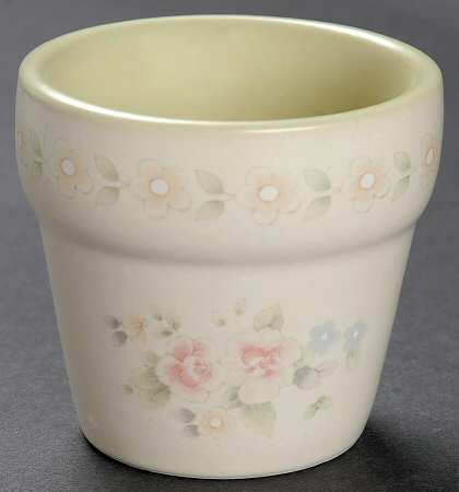 Tea Rose Votive Flower Pot