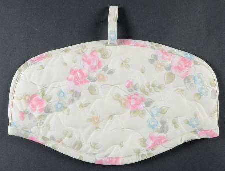 Tea Rose Oval Cloth Appliance Cover