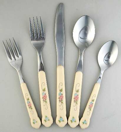 Tea Rose 20-Piece Flatware Set (4 5-Piece Place Settings)