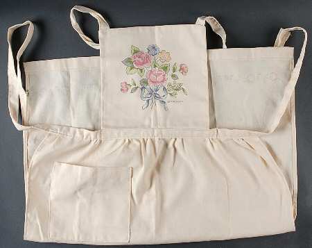 Tea Rose Cloth Kitchen Apron