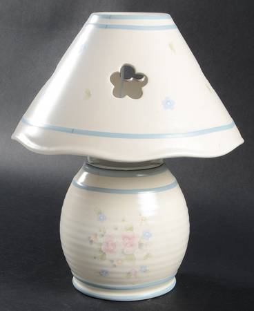 Tea Rose Votive Lamp & Shade