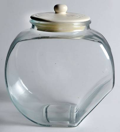 Tea Rose Penny Candy Jar & Lid