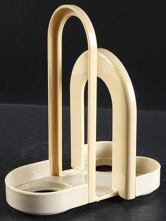 Tea Rose Plastic Napkin & Shaker Holder
