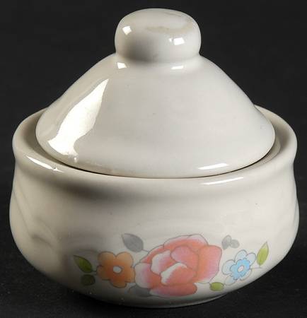 Tea Rose Child's Sugar Bowl & Lid