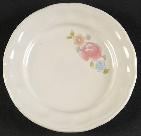 Tea Rose Child's Plate