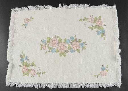 Tea Rose Cloth Placemat by Pfaltzgraff