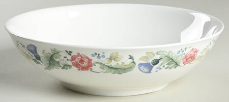 Thistle Rose 9" Round Vegetable Bowl